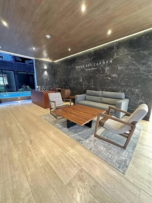 Comfortable Condo W/ City Views Rooftop Pool & Gym - 319 Musa Playa del Carmen Apartment
