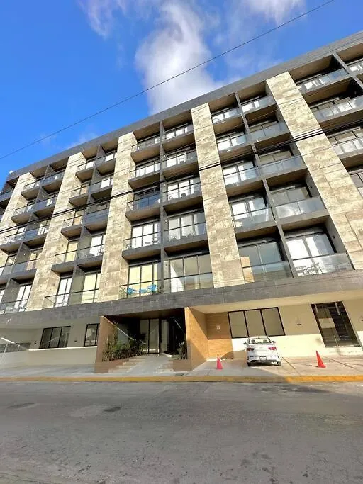 Comfortable Condo W/ City Views Rooftop Pool & Gym - 319 Musa Playa del Carmen Mexico
